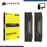MEMORIA 32GB (16GBx2) DDR5 CORSAIR VENGEANCE BLACK BUS 6000MHz (PN:CMK32GX5M2B6000C38)