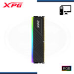MEMORIA 8GB DDR4 XPG SPECTRIX D35G BLACK RGB BUS 3200MHz CON DISIPADOR (PN:AX4U32008G16A-SBKD35G) - Imagen 2