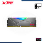 MEMORIA 8GB DDR4 XPG SPECTRIX D50 RGB GREY BUS 3200MHz (PN:AX4U32008G16A-ST50) - Imagen 3