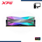 MEMORIA 8GB DDR4 XPG SPECTRIX D60G RGB GREY BUS 3200MHZ (PN:AX4U32008G16A-ST60) - Imagen 3