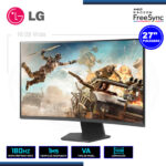 MONITOR LED 27" LG 27GS60QC-B ULTRAGEAR CURVO 2560x1440 HDMI DP 1MS/180Hz/AMD FREESYNC - Imagen 2