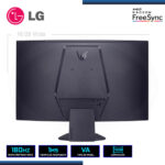 MONITOR LED 27" LG 27GS60QC-B ULTRAGEAR CURVO 2560x1440 HDMI DP 1MS/180Hz/AMD FREESYNC - Imagen 3