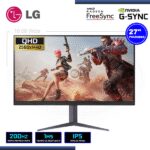 MONITOR LED 27″ LG 27GS75Q-B ULTRAGEAR 2560×1440 HDMI DP 1MS/200Hz (OC)/AMD FREESYNC/COMPATIBLE NVIDIA G-SYNC