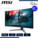 MONITOR LED 27" MSI G27C3F CURVED BLACK 1920x1080 HDMI DP 1MS/180Hz/AMD RADEON FREESYNC - Imagen 2
