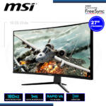 MONITOR LED 27" MSI G27C3F CURVO 1920x1080 HDMI DP 1MS/180Hz/AMD FREESYNC - Imagen 2