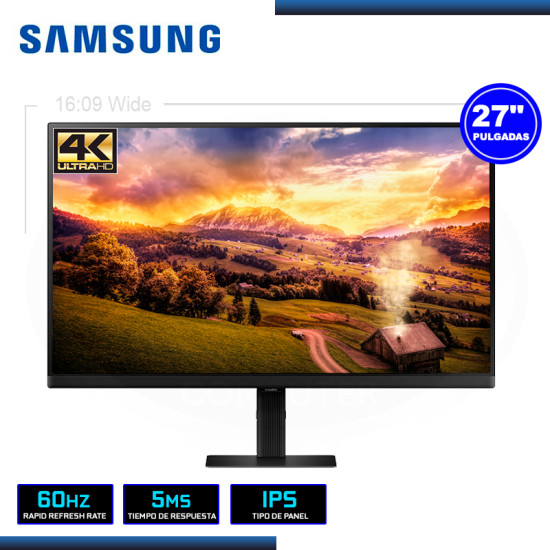MONITOR LED 27″ SAMSUNG LS27D700EALXPE VIEWFINITY S7 3840×2160 HDMI DP 5MS/60Hz