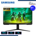MONITOR LED 27″ SAMSUNG LS27DG300ELXPE ODYSSEY G3 1920×1080 HDMI DP 1MS/180Hz/AMD FREESYNC