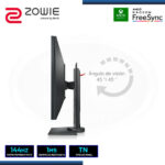 MONITOR LED 27" ZOWIE XL2731-B 1920x1080 HDMI DP DVI-DL 1MS/144Hz/XBOX SERIE X/FREESYNC (PN:9H.LHRLB.QPL) - Imagen 4