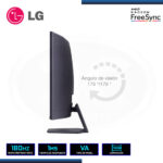 MONITOR LED 32" LG 32GS60QC-B ULTRAGEAR CURVO 2560x1440 HDMI DP 1MS/180Hz/AMD FREESYNC - Imagen 4