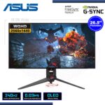 MONITOR OLED 26.5″ ASUS ROG SWIFT PG27AQDM 2560×1440 HDMI DP 0.03MS/240Hz/FREESYNC PREMIUM/COMPATIBLE NVIDIA G-SYNC