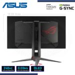 MONITOR OLED 26.5" ASUS ROG SWIFT PG27AQDM 2560x1440 HDMI DP 0.03MS/240Hz/FREESYNC PREMIUM/COMPATIBLE NVIDIA G-SYNC - Imagen 3
