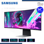 MONITOR OLED 34" SAMSUNG LS34BG850SNXZA-B G8 GAMING ODYSSEY SMART CURVO 3440x1440 HDMI MIN-DP 0.03MS/175Hz/ FREESYNC PREMIUM PRO - Imagen 2