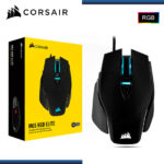 MOUSE CORSAIR M65 RGB ELITE BLACK 18,000 DPI CONEXIÓN WIRED USB (PN:CH-9309011-NA)