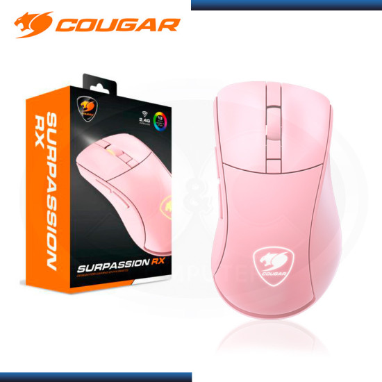 MOUSE COUGAR SURPASSION RX PINK WIRELES 7200 DPI (PN:3MSRXWOP.0001)