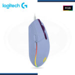 MOUSE LOGITECH G G203 RGB LIGHTSYNC 8000 DPI LILA USB (PN:910-005851) - Imagen 3
