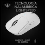 MOUSE LOGITECH G PRO X SUPERLIGHT HERO WHITE WIRELESS (PN:910-005940) - Imagen 5