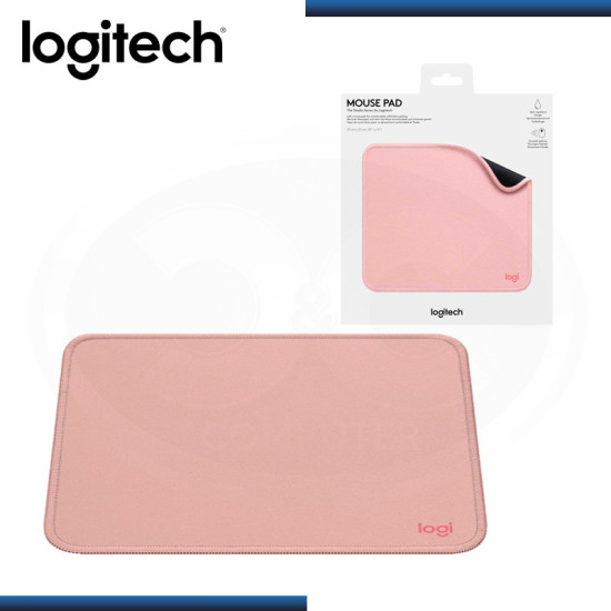 MOUSE PAD LOGITECH STUDIO ANTI-SALPICADURAS ROSE 200x230mm (PN:956-000037)