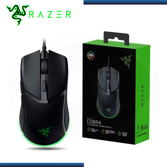 MOUSE RAZER COBRA CHROMA RGB LIGHTWEIGHT 8500 DPI BLACK (PN:RZ01-04650100-R3M1)