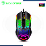MOUSE T-DAGGER IMPERIAL BLACK GAMING V3 7,200 DPI USB (PN:T-TGM310R-RGB) - Imagen 2