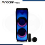 PARLANTE ARGOMTECH RAVE 100 TWS (200W) ILUMINACION LED MULTICOLORES CONECTIVIDAD BLUETOOTH 5.0 (PN:ARG-SP-4010BK) - Imagen 2