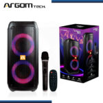 PARLANTE ARGOMTECH RAVE 60 TWS (70W) ILUMINACION LED MULTICOLORES CONECTIVIDAD BLUETOOTH 5.0 (PN:ARG-SP-4060BK)
