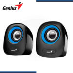 PARLANTE GENIUS SP-Q160 BLUE (6W) CONECTIVIDAD USB ALTAVOZ DE ESCRITORIO 2.0 (PN:31730027403) - Imagen 2
