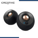 PARLANTES CREATIVE PEBBLE V2 BLACK (8W/16W) CONECTIVIDAD USB-C ALTAVOZ DE ESCRITORIO 2.0 (PN:51MF1695AA000) - Imagen 4