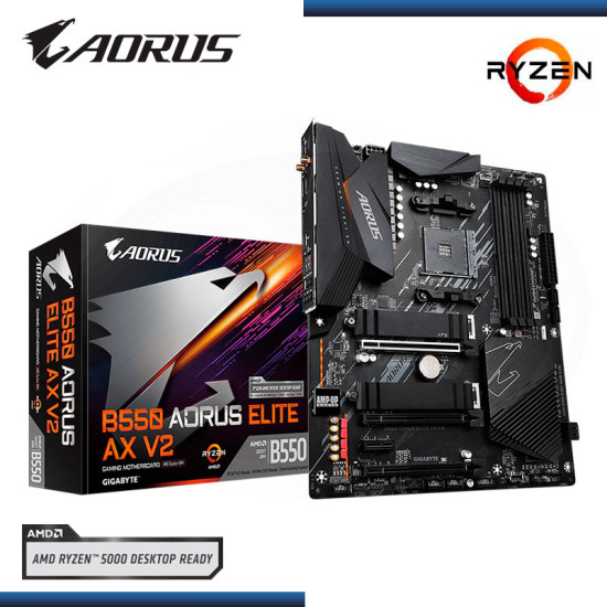 PLACA AORUS B550 ELITE AX V2 AMD RYZEN DDR4 AM4