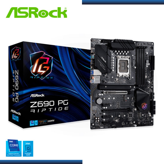 PLACA ASROCK Z690 PG RIPTIDE DDR4 LGA 1700 (PN:90-MXBHQ0-A0UAYZ)