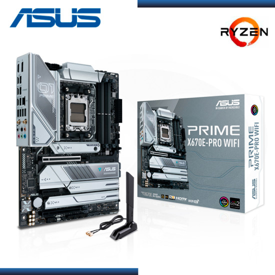 PLACA ASUS PRIME X670E-PRO WI-FI AMD RYZEN AM5 DDR5 (PN:90MB1BL0-MVAAY0)