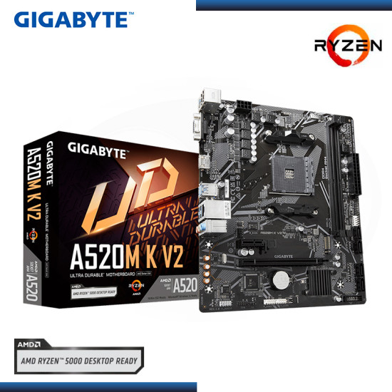 PLACA GIGABYTE A520M-K V2 AMD RYZEN AM4 DDR4