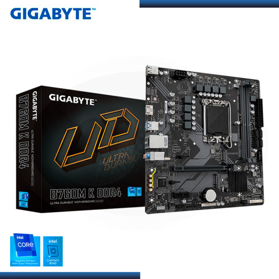 PLACA GIGABYTE B760M-K DDR4 LGA 1700