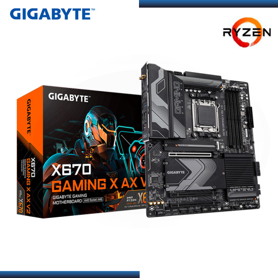 PLACA GIGABYTE X670 GAMING X AX V2 AMD RYZEN AM5 DDR5