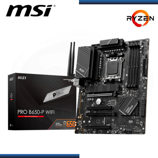 PLACA MSI PRO B650-P WIFI AMD RYZEN DDR5 AM5 (PN:911-7D78-001)