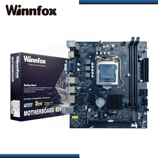 PLACA WINNFOX H310 DDR4 LGA 1151 PARA 8VA & 9NA GENERACION