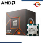 PROCESADOR AMD RYZEN 5 8400F 4.2GHz/4.7GHz 16MB 6 CORE AM5 BOX (PN:100-100001591BOX)