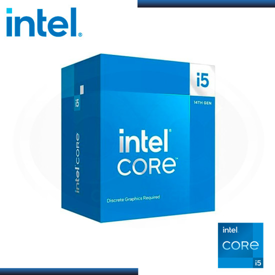 PROCESADOR INTEL CORE I5-14400F 2.50GHZ/4.70GHZ 20MB 10 CORE LGA1700 (PN:BX8071514400F)