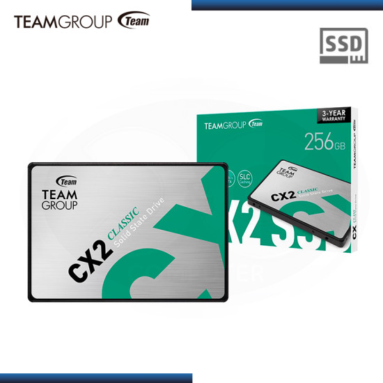 SSD 256GB TEAMGROUP CX2 SATA 6GB/s FORMATO 2.5″