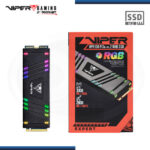 SSD 256GB VIPER GAMING VPR100 RGB NVMe M.2 PCIe (PN:VPR100-256GM28H)