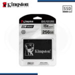 SSD KINGSTON KC600 256GB SATA 6.0 FORMATO 2.5″ (PN:SKC600/256G)