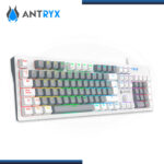 TECLADO ANTRYX MK-860L MECANICO WHITE GRAY SWITCH PURPLE ESPAÑOL (PN:AMK-CS860LWGPU-SP) - Imagen 2