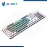 TECLADO ANTRYX MK-860L MECANICO WHITE GRAY SWITCH PURPLE ESPAÑOL (PN:AMK-CS860LWGPU-SP) - Imagen 4