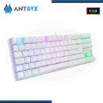 TECLADO ANTRYX MK830 WHITE TKL MECANICO SWITCH RED (PN:AMK-CS830WRE-SP) - Imagen 3