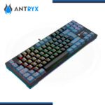 TECLADO ANTRYX MK840L TKL MECANICO BLACK GRAY SWITCH BLUE ESPAÑOL (PN:AMK-CS840LKGBL-SP) - Imagen 3