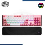 TECLADO COOLER MASTER CK550 V2 SAKURA WHITE EDITION RGB SWITCH BLUE (PN:CK-550-PWTL1-US) - Imagen 2