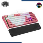 TECLADO COOLER MASTER CK550 V2 SAKURA WHITE EDITION RGB SWITCH BLUE (PN:CK-550-PWTL1-US) - Imagen 3