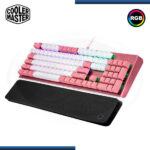 TECLADO COOLER MASTER CK550 V2 SAKURA WHITE EDITION RGB SWITCH BLUE (PN:CK-550-PWTL1-US) - Imagen 4