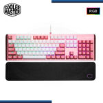 TECLADO COOLER MASTER CK550 V2 SAKURA WHITE EDITION RGB SWITCH RED (PN:CK-550-PWTR1-US) - Imagen 2