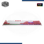 TECLADO COOLER MASTER CK550 V2 SAKURA WHITE EDITION RGB SWITCH RED (PN:CK-550-PWTR1-US) - Imagen 5