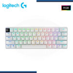 TECLADO LOGITECH G PRO X 60 WHITE LIGHTSPEED RGB TÁCTIL WIRELESS BLUETOOTH (PN:920-011921) - Imagen 3